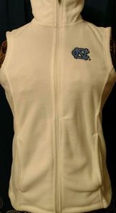 UNC collegiate fleece vest